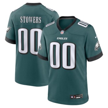 Men's Philadelphia Eagles Eli Stowers Green 2026 NFL Draft Game Jersey Men's Philadelphia Eagles Eli Stowers Green 2026 NFL Draft Game Jersey