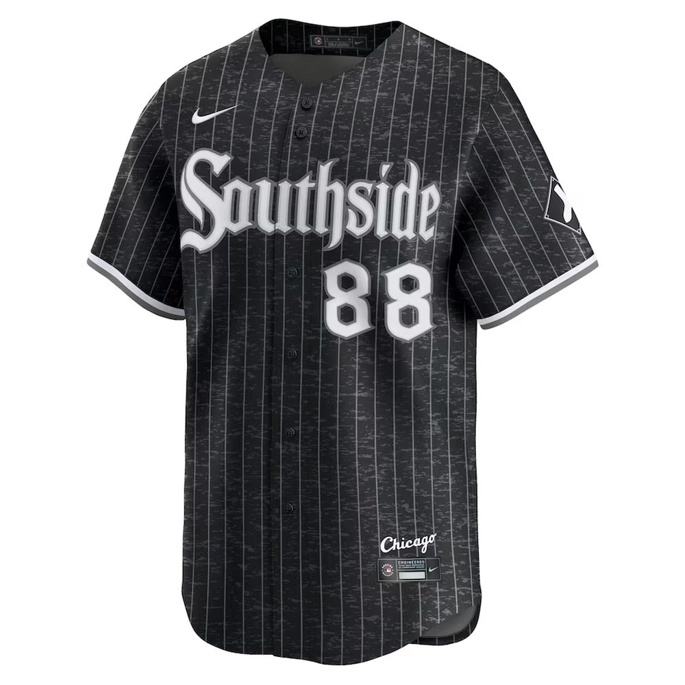 Men's Chicago White Sox #88 Luis Robert Jr. Nike Black City Connect Limited Player Jersey Men's Chicago White Sox #88 Luis Robert Jr. Nike Black City Connect Limited Player Jersey