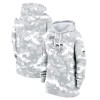 Women's Minnesota Vikings Arctic Camo 2024 Salute To Service Club Fleece Pullover Hoodie
