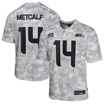 Youth Seattle Seahawks DK Metcalf Arctic Camo 2024 Salute to Service Game Jersey Youth Seattle Seahawks DK Metcalf Arctic Camo 2024 Salute to Service Game Jersey