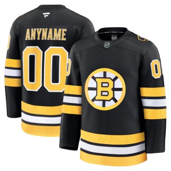 Youth Boston Bruins Black Home Custom Jersey Youth Boston Bruins Black Home Custom Jersey