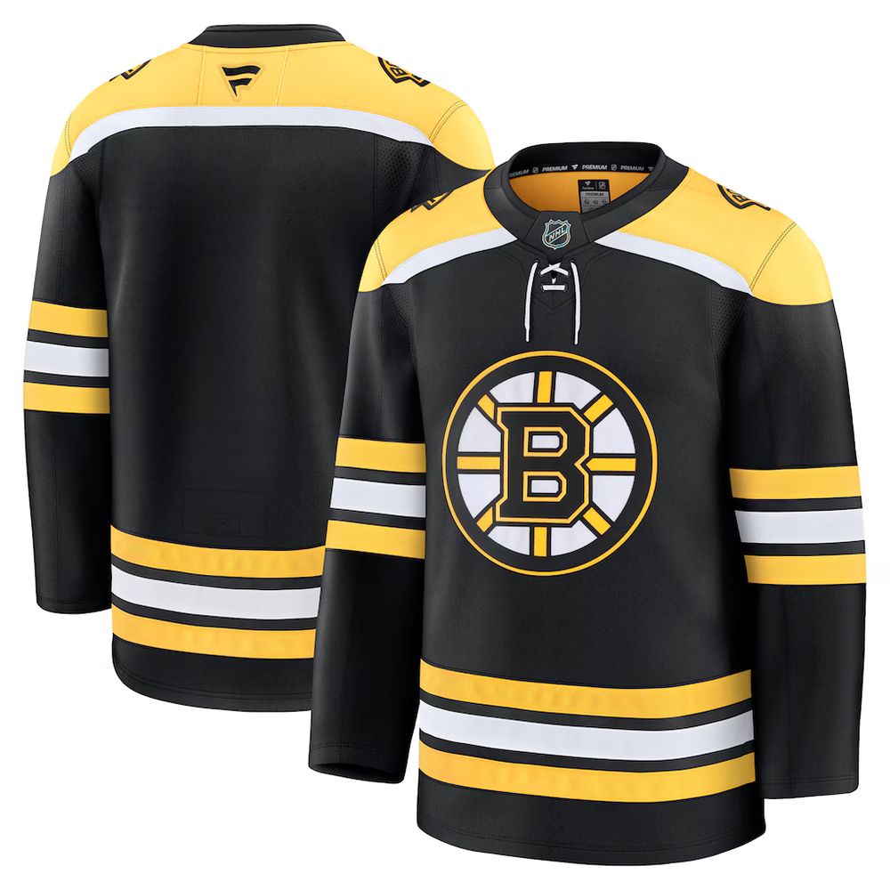 Youth Boston Bruins Black Home Jersey