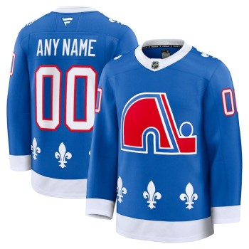 Men's Colorado Avalanche Blue Alternate Heritage Premium Custom Jersey