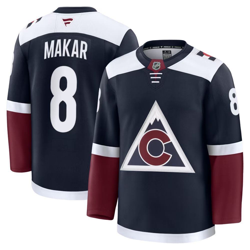 Youth Colorado Avalanche #8 Cale Makar Navy Alternate Jersey Youth Colorado Avalanche #8 Cale Makar Navy Alternate Jersey