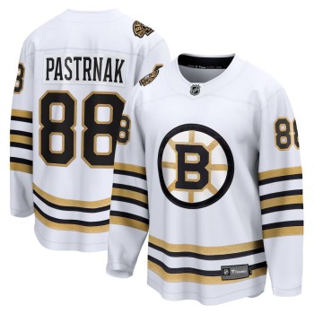 Youth Boston Bruins #88 David Pastrnak White 100th Anniversary Jersey Youth Boston Bruins #88 David Pastrnak White 100th Anniversary Jersey