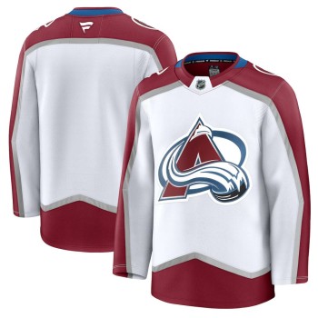 Youth Colorado Avalanche White Away Jersey