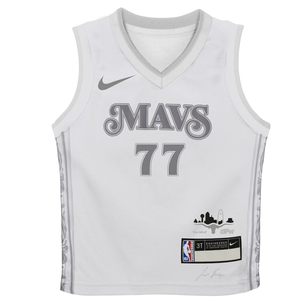 Toddler Dallas Mavericks Luka Don?i? White 2024/25 Swingman Player Jersey - City Edition