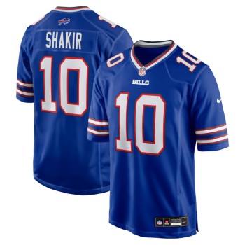 Men's Buffalo Bills #10 Khalil Shakir Nike Royal Game Jersey Men's Buffalo Bills #10 Khalil Shakir Nike Royal Game Jersey