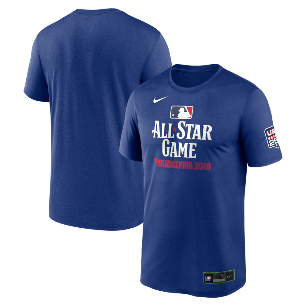 Men's 2026 MLB All-Star Game Nike Royal Authentic Collection USA 250 Legend Dri-FIT T-Shirt