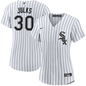 Women's Chicago White Sox #30 Corey Julks White Home Official Player Jersey Women's Chicago White Sox #30 Corey Julks White Home Official Player Jersey