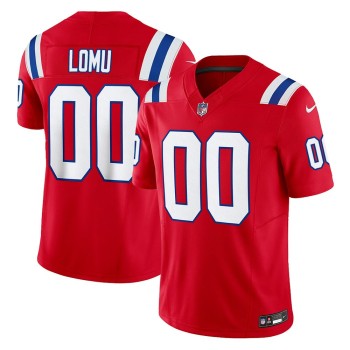 Men's New England Patriots Caleb Lomu Red 2026 NFL Draft Vapor F.U.S.E. Limited Jersey Men's New England Patriots Caleb Lomu Red 2026 NFL Draft Vapor F.U.S.E. Limited Jersey