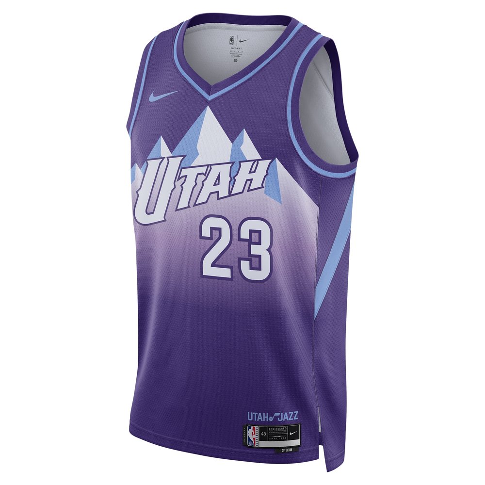 Unisex Utah Jazz Lauri Markkanen Purple 2024/25 Swingman Player Jersey - City Edition
