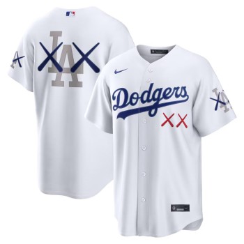 Men's Los Angeles Dodgers Nike x KAWS White Stadium Jersey