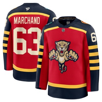 Youth Florida Panthers #63 Brad Marchand Red NHL 2026 Winter Classic Jersey