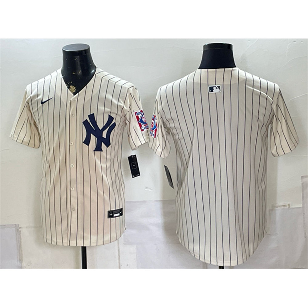 Youth New York Yankees Cream 2026 Field of Dreams Stadium Baseball Jersey Youth New York Yankees Cream 2026 Field of Dreams Stadium Baseball Jersey