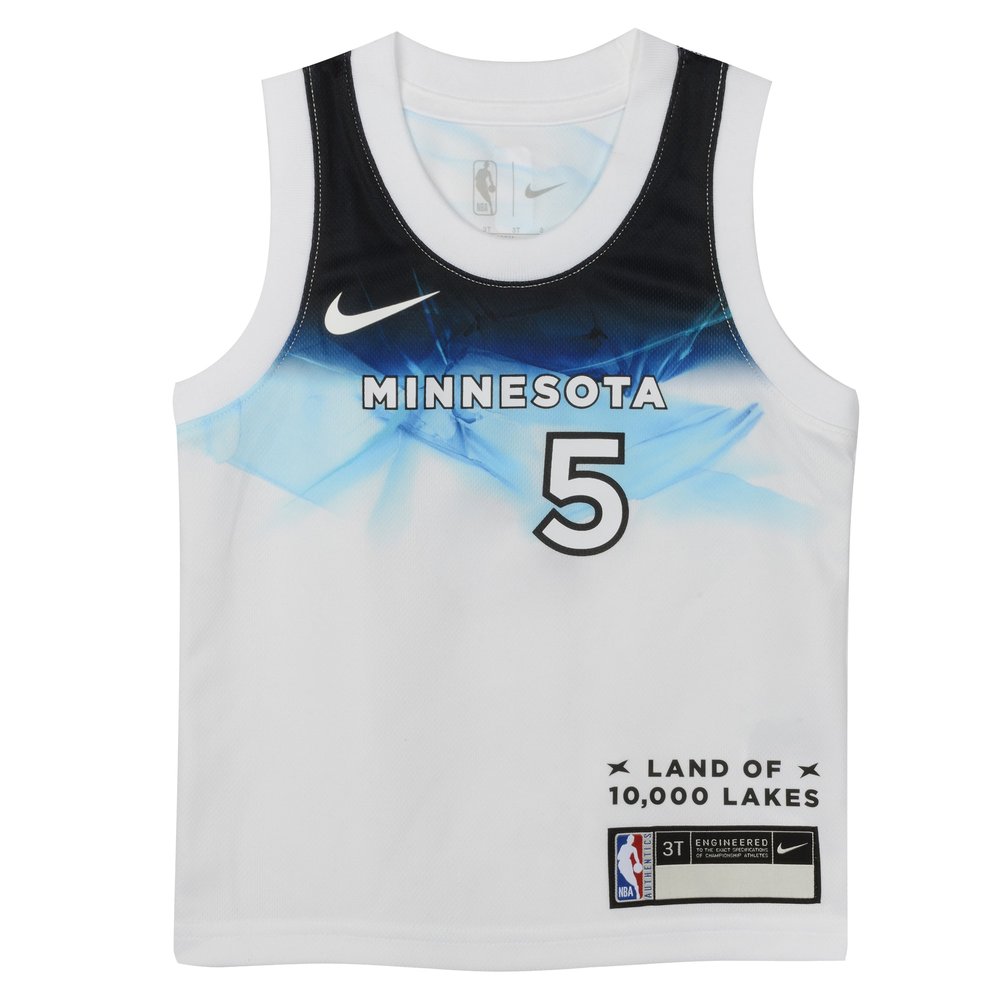 Toddler Minnesota Timberwolves Anthony Edwards White 2024/25 Swingman Player Jersey - City Edition