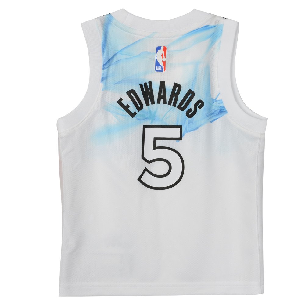 Toddler Minnesota Timberwolves Anthony Edwards White 2024/25 Swingman Player Jersey - City Edition