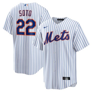 Youth New York Mets #22 Juan Soto White Home Game Player Jersey Youth New York Mets #22 Juan Soto White Home Game Player Jersey