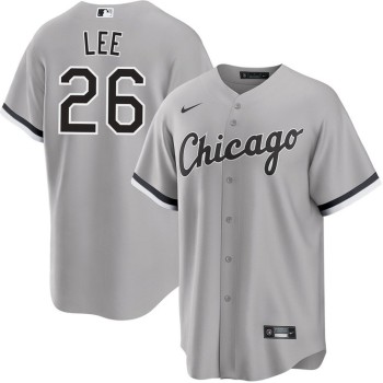 Men's Chicago White Sox #26 Korey Lee Gray Home Official Player Jersey