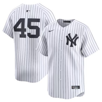 Men's New York Yankees #45 Gerrit Cole White Home Limited Player Jersey Men's New York Yankees #45 Gerrit Cole White Home Limited Player Jersey