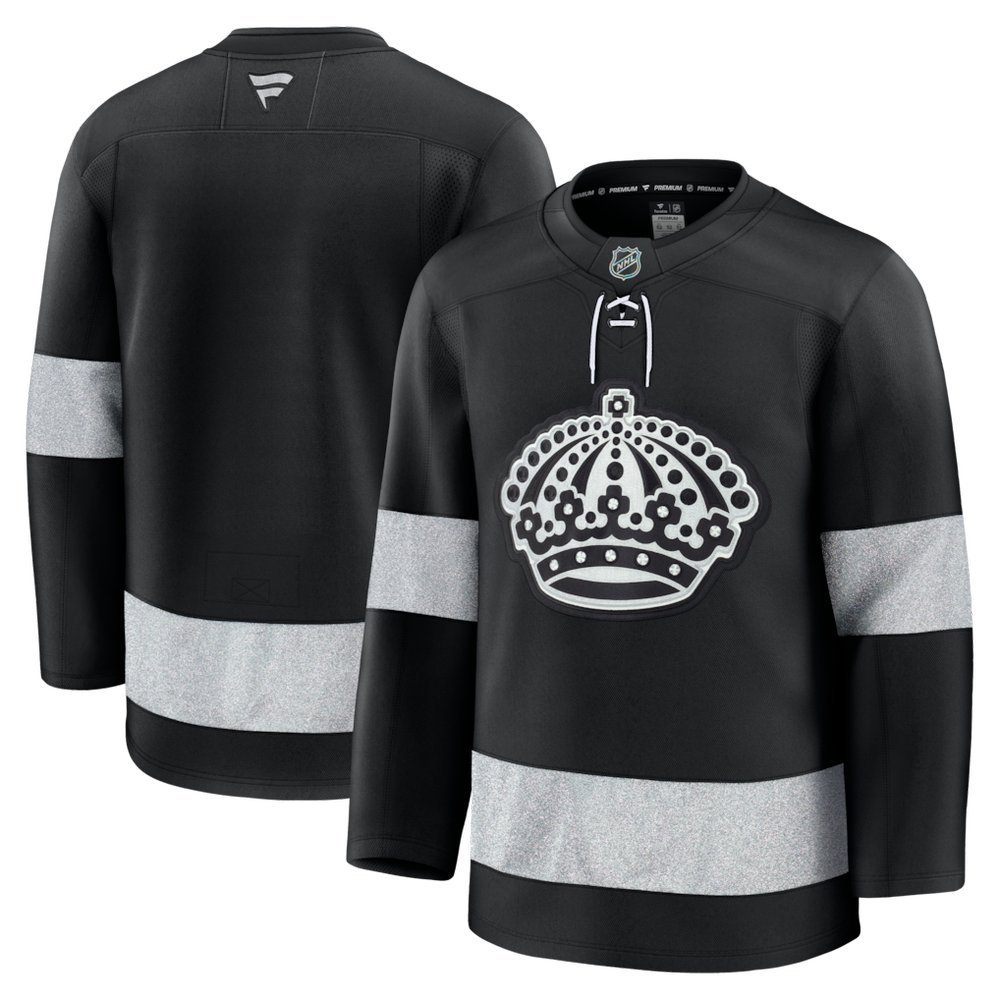Men's Los Angeles Kings Black Alternate Premium Jersey Men's Los Angeles Kings Black Alternate Premium Jersey