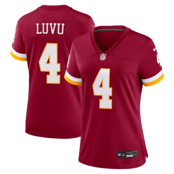 Women's Washington Commanders #4 Frankie Luvu Nike Burgundy Game Jersey Women's Washington Commanders #4 Frankie Luvu Nike Burgundy Game Jersey