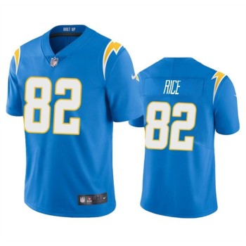 Youth Los Angeles Chargers #82 Brenden Rice Light Blue 2024 Draft Vapor Limited Stitched Football Jersey Youth Los Angeles Chargers #82 Brenden Rice Light Blue 2024 Draft Vapor Limited Stitched Football Jersey