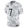 Men's Denver Broncos John Elway Arctic Camo 2024 Salute to Service Retired Player Limited Jersey