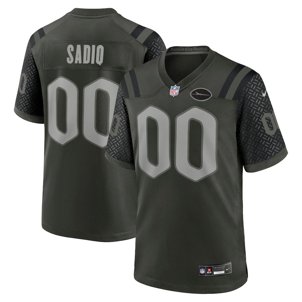 Men's New York Jets Kenyon Sadiq Black 2026 NFL Draft Game Jersey Men's New York Jets Kenyon Sadiq Black 2026 NFL Draft Game Jersey