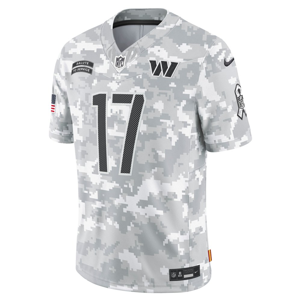 Men's Washington Commanders Terry McLaurin Arctic Camo 2024 Salute to Service Limited Jersey