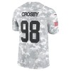 Men's Las Vegas Raiders Maxx Crosby Arctic Camo 2024 Salute to Service Limited Jersey