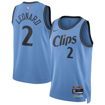 Unisex LA Clippers Kawhi Leonard Light Blue 2024/25 Swingman Player Jersey - City Edition