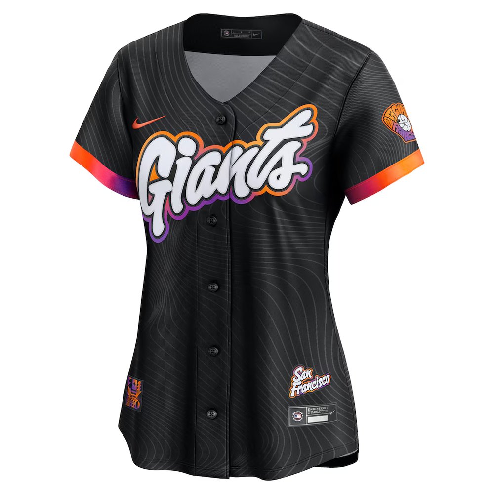 Women's San Francisco Giants Nike Anthracite 2025 City Connect Limited Jersey