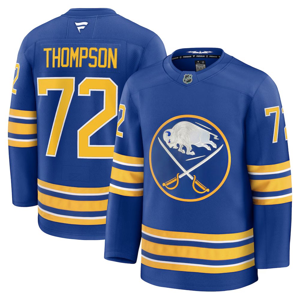 Youth Buffalo Sabres #72 Tage Thompson Blue 2024-25 Stitched Jersey
