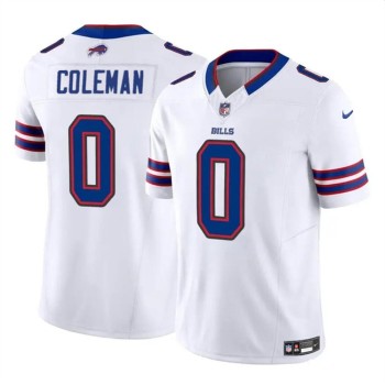 Men's Buffalo Bills #0 Keon Coleman White 2024 Draft F.U.S.E. Vapor Untouchable Limited Stitched Football Jersey Men's Buffalo Bills #0 Keon Coleman White 2024 Draft F.U.S.E. Vapor Untouchable Limited Stitched Football Jersey