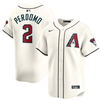 Men's Arizona Diamondbacks #2 Geraldo Perdomo White Cool Base Stitched Baseball Jersey Men's Arizona Diamondbacks #2 Geraldo Perdomo White Cool Base Stitched Baseball Jersey