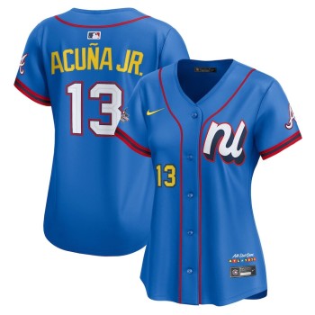 Women's National League #13 Ronald Acu?a Jr. Nike Blue 2025 All-Star Edition Limited Player Jersey