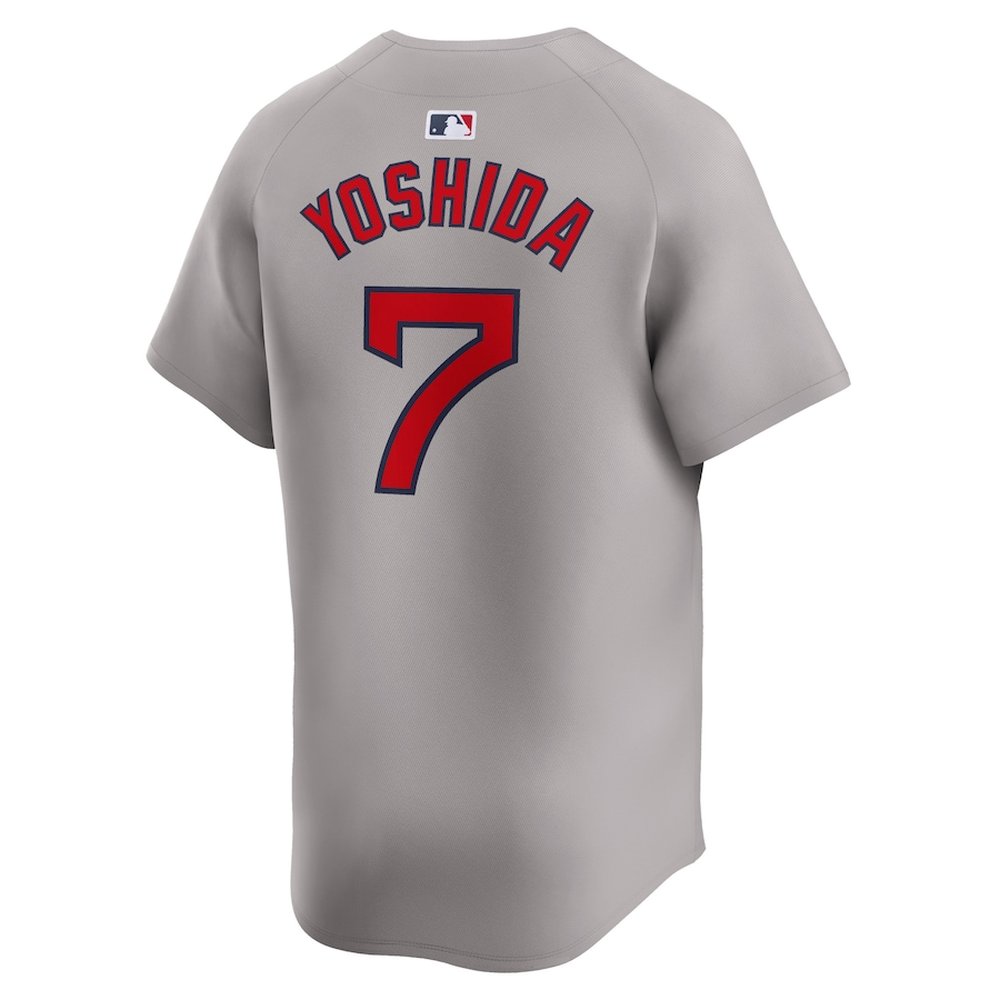 Men's Boston Red Sox #7 Masataka Yoshida Gray Away Limited Player Jersey