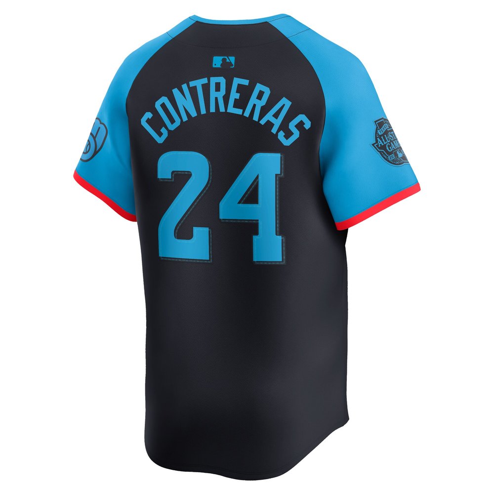 Men's National League William Contreras Navy 2024 MLB All-Star Game Limited Player Jersey