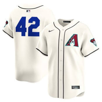 Youth Arizona Diamondbacks #42 Jackie Robinson Nike Cream Home 2025 Jackie Robinson Day Limited Jersey Youth Arizona Diamondbacks #42 Jackie Robinson Nike Cream Home 2025 Jackie Robinson Day Limited Jersey
