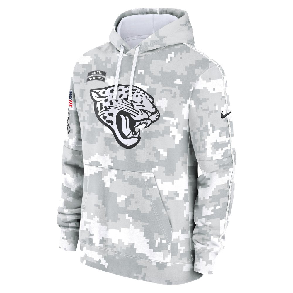 Men's Jacksonville Jaguars Arctic Camo 2024 Salute to Service Club Fleece Pullover Hoodie Men's Jacksonville Jaguars Arctic Camo 2024 Salute to Service Club Fleece Pullover Hoodie