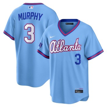 Youth Atlanta Braves #3 Dale Murphy Nike Powder Blue 2026 City Connect Stadium Jersey Youth Atlanta Braves #3 Dale Murphy Nike Powder Blue 2026 City Connect Stadium Jersey