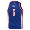 Youth Sacramento Kings De'Aaron Fox Blue 2024/25 Swingman Player Jersey - City Edition
