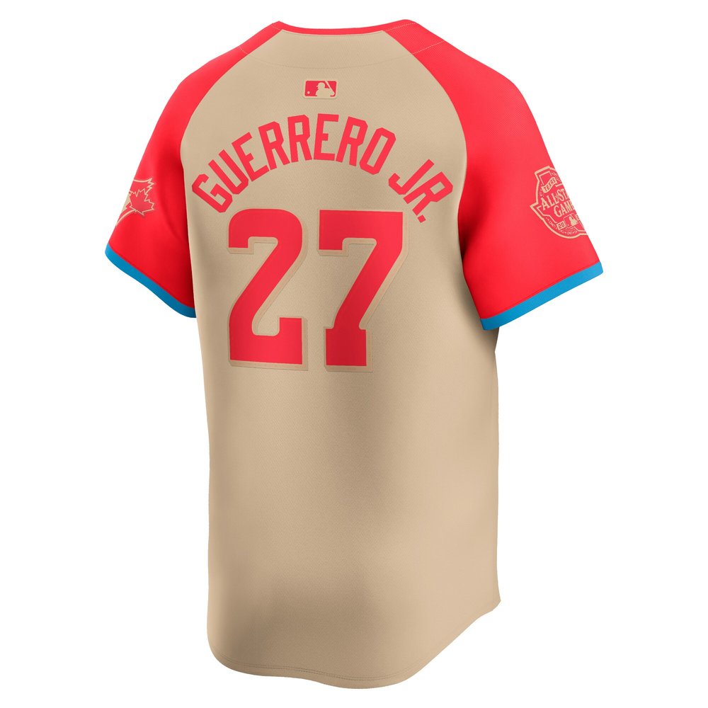 Men's American League Vladimir Guerrero Jr. Cream 2024 MLB All-Star Game Limited Player Jersey