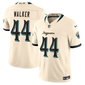 Men's Jacksonville Jaguars #44 Travon Walker Cream 2026 Rivalries Collection Vapor F.U.S.E. Limited Jersey Men's Jacksonville Jaguars #44 Travon Walker Cream 2026 Rivalries Collection Vapor F.U.S.E. Limited Jersey