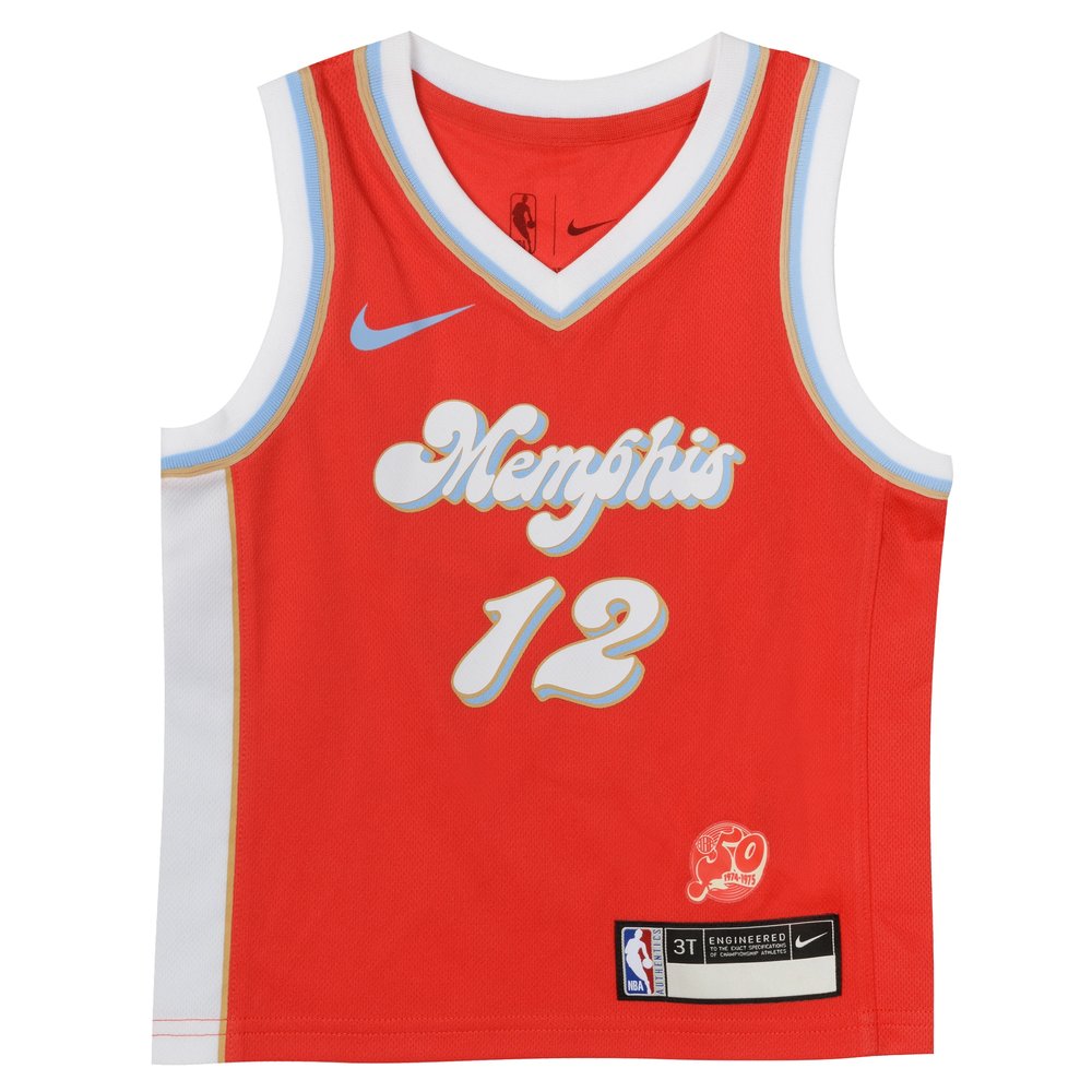 Toddler Memphis Grizzlies Ja Morant Red 2024/25 Swingman Player Jersey - City Edition