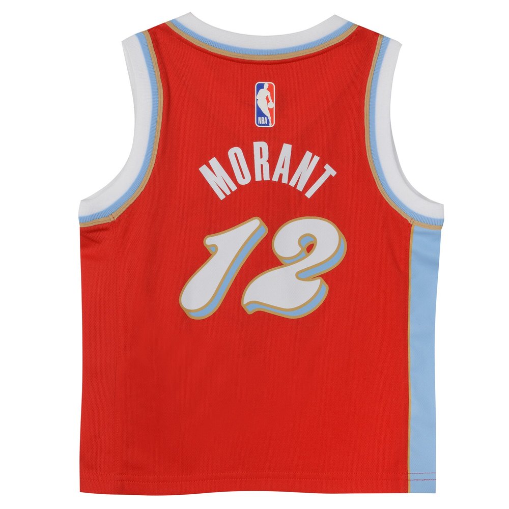 Toddler Memphis Grizzlies Ja Morant Red 2024/25 Swingman Player Jersey - City Edition