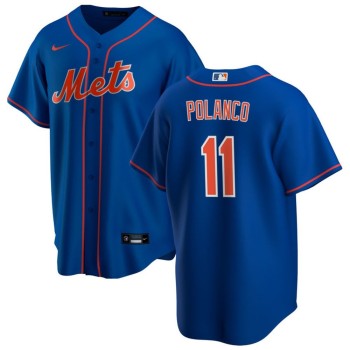 Men's New York Mets Nike #11 Jorge Polanco Royal Home Replica Jersey Men's New York Mets Nike #11 Jorge Polanco Royal Home Replica Jersey