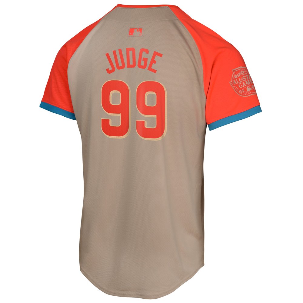Youth American League #99 Aaron Judge Cream 2024 MLB All-Star Game Limited Player Jersey