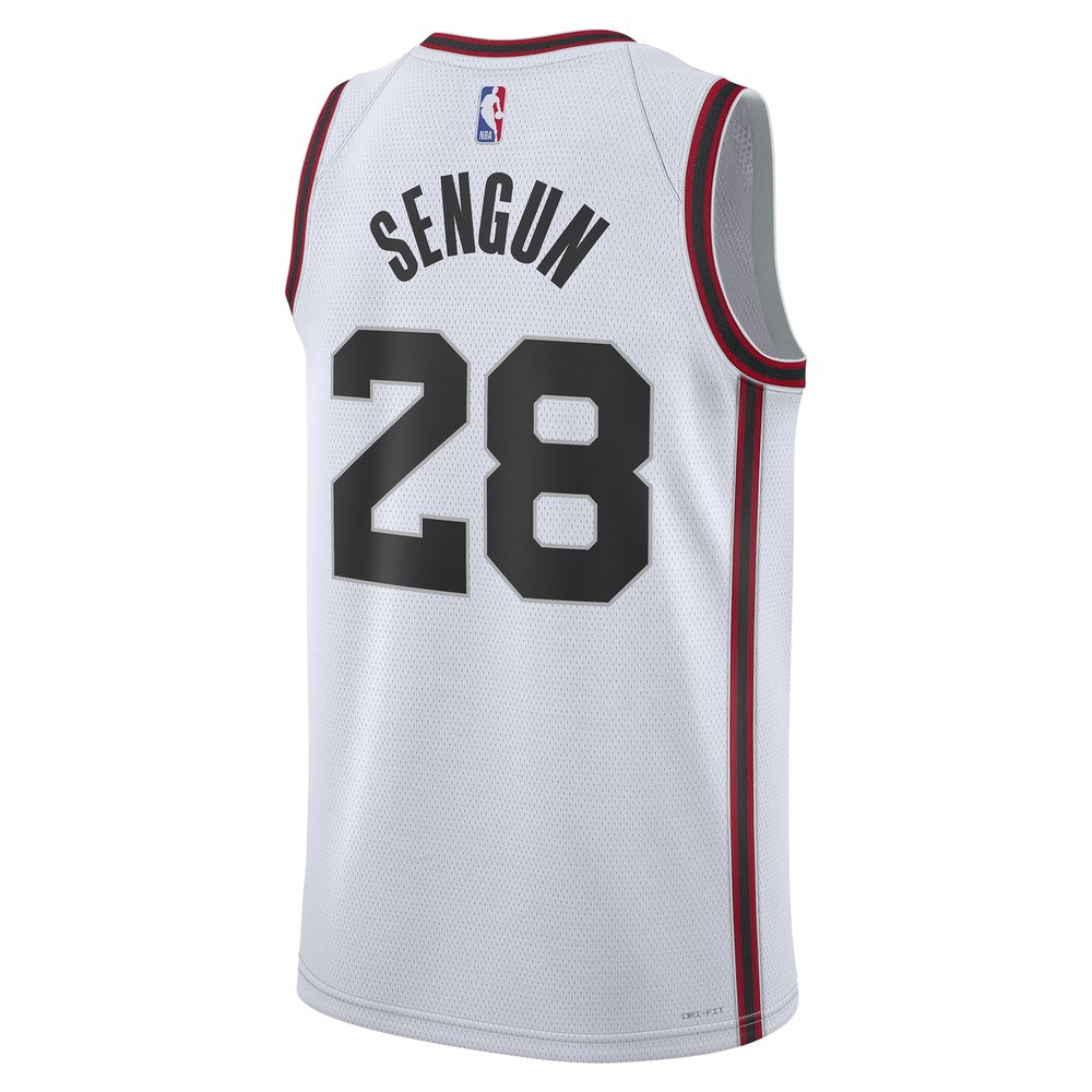 Unisex Houston Rockets Alperen Sengun White 2024/25 Swingman Player Jersey - City Edition